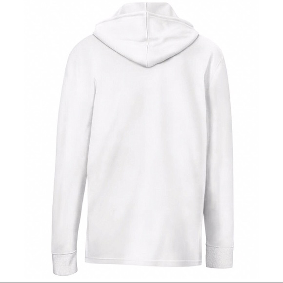 Champion Heavyweight Jersey Hoodie Men's White - Picture 2 of 5